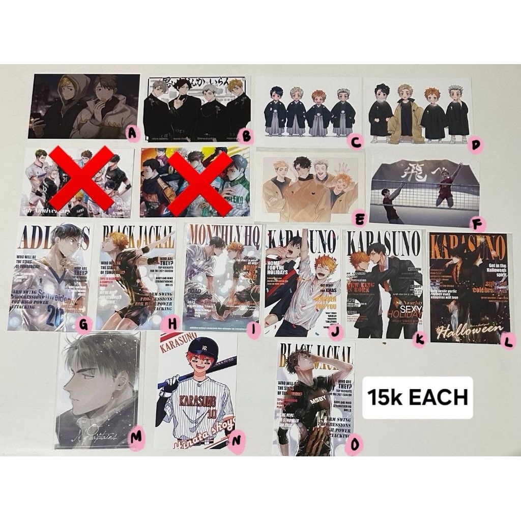 HQ haikyuu FANMERCH fm fa ummma rimumu ri_mumu etc, inarizaki msby atsumu osamu suna kita sakusa bok