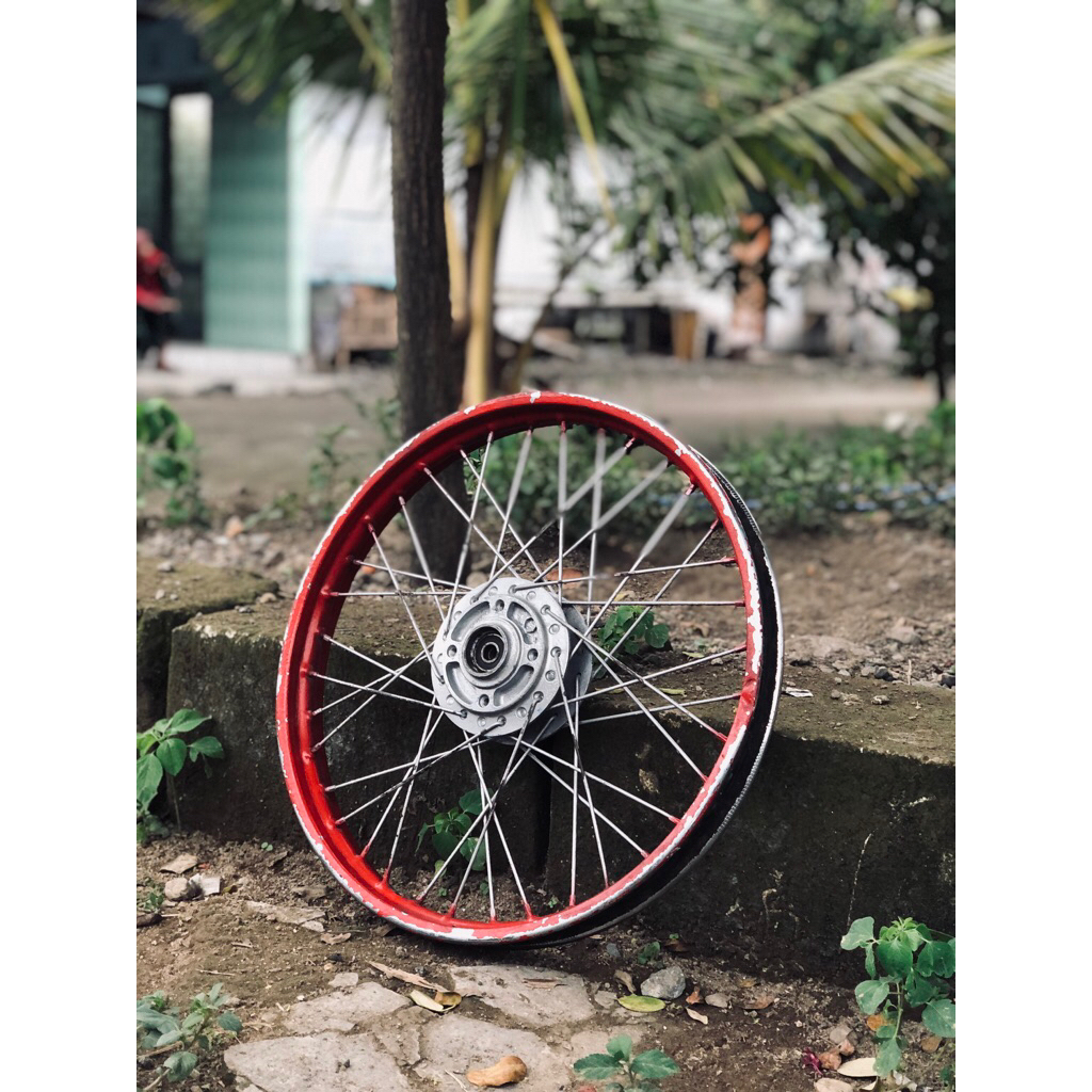velg depan honda did repaint