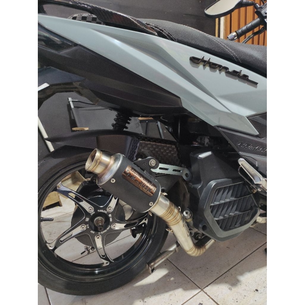 KNALPOT RACING EMPUSH EXHAUST HONDA VARIO 125 150 TYPE ROADRACE