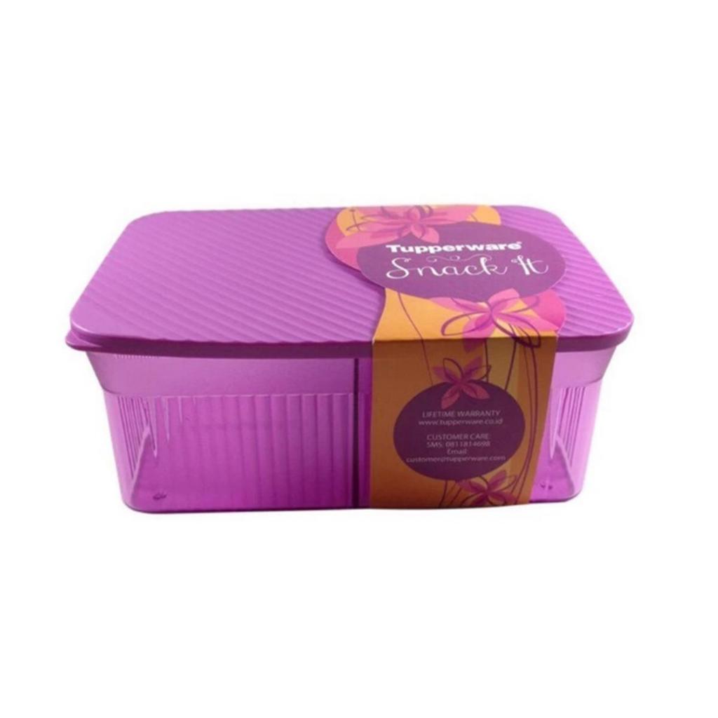 Tupperware Snack It 1.75L Merah/Ungu