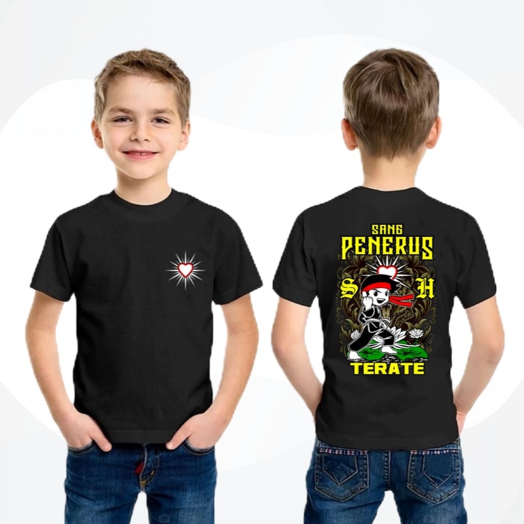(Kode B) Kaos Terate Kids Sang Penerus SH Terate