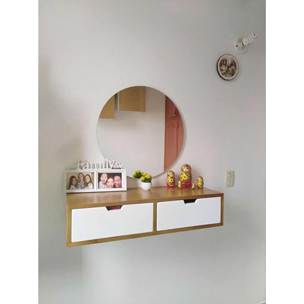 Rak laci gantung/ambalan laci/rak rias gantung/rak gantung make up/meja rias gantung