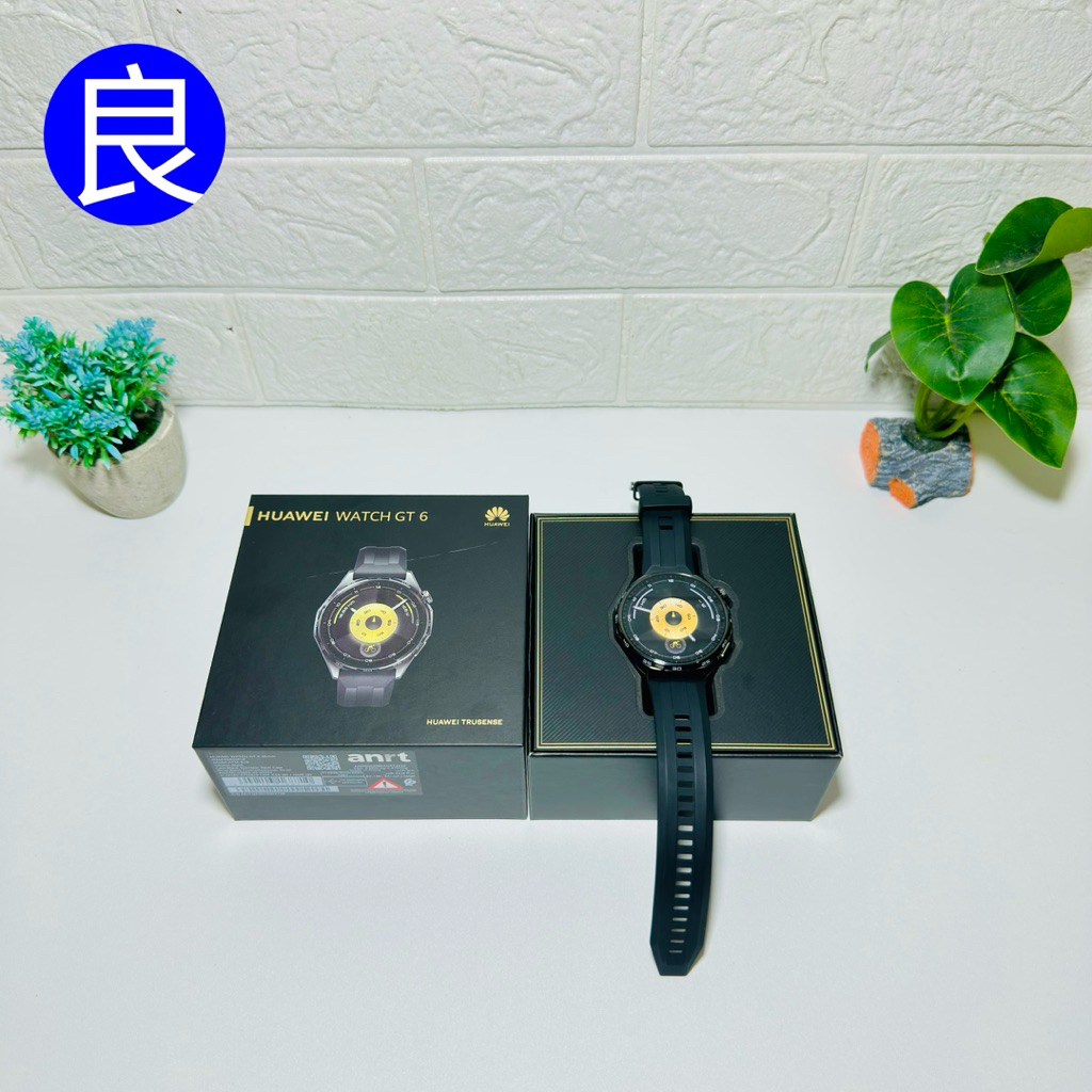 Huawei Watch GT 6 46mm Black Garansi Resmi Indo Fullset Ori Mulus Like New Bekas Second Huawei GT6 P