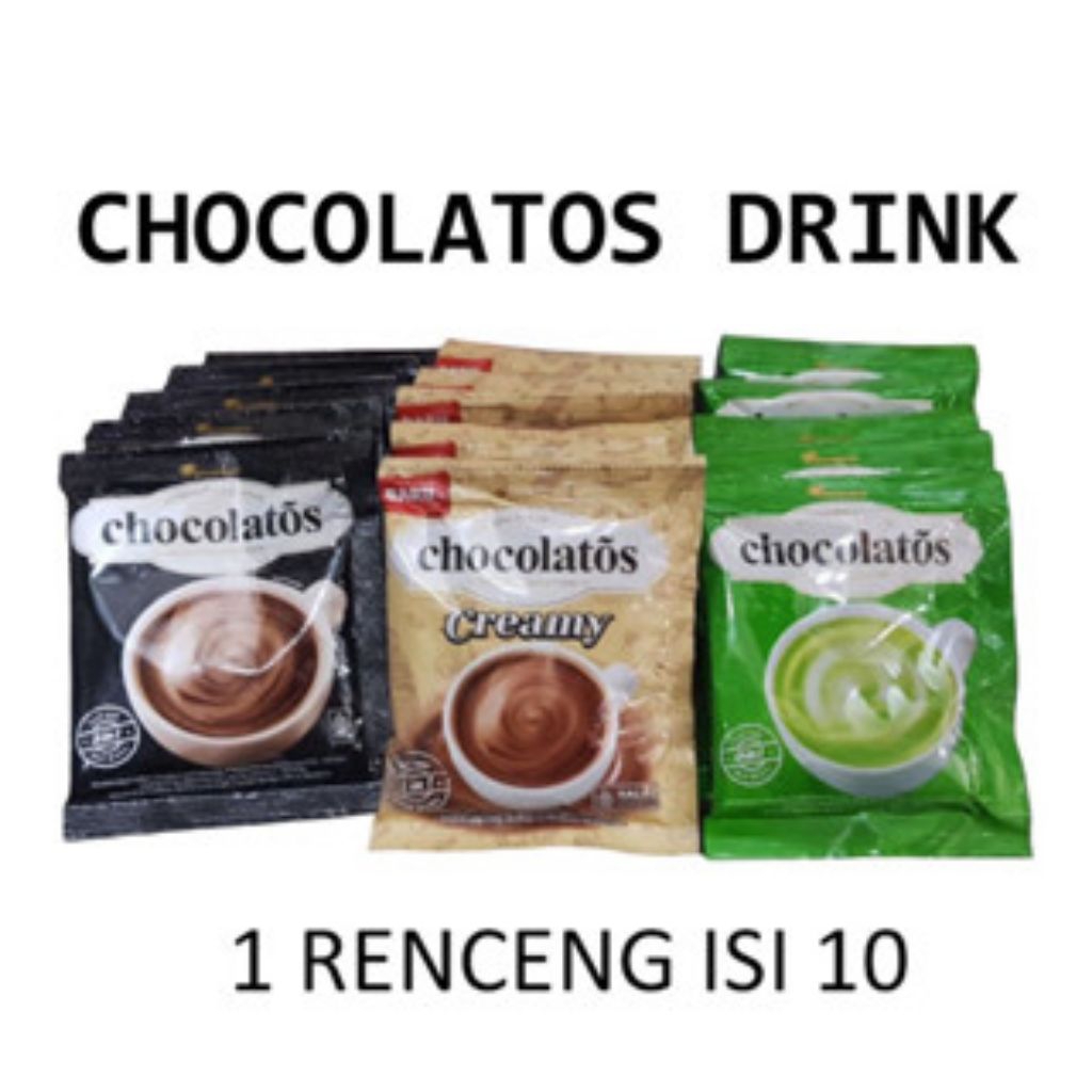 Chocolatos Drink Coklat/Matcha 1 Renceng