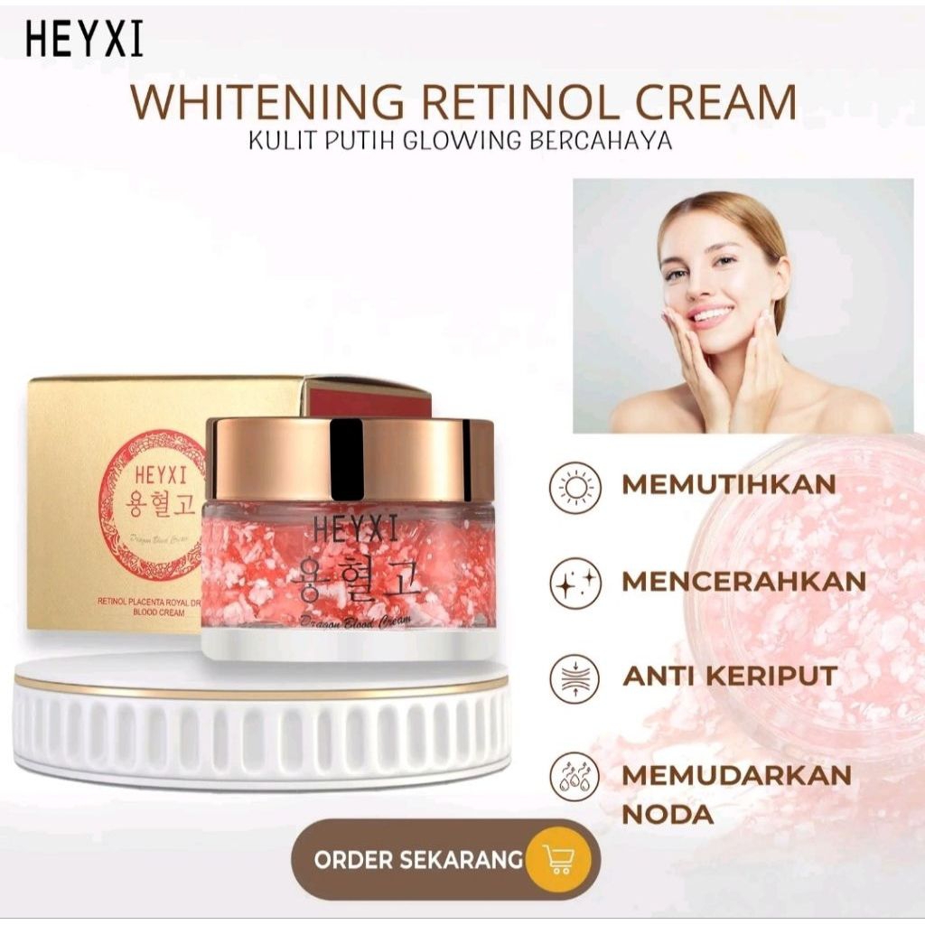 HEXY GLOWING CREAM BPOM DAY CREAM MOISTURIZER