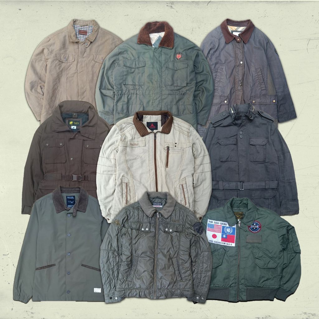 @TheHeroesWardrobe - Act 1 (VINTAGE OUTER) Jacket Parka Jacket Military Jacket Tactical Jacket denim