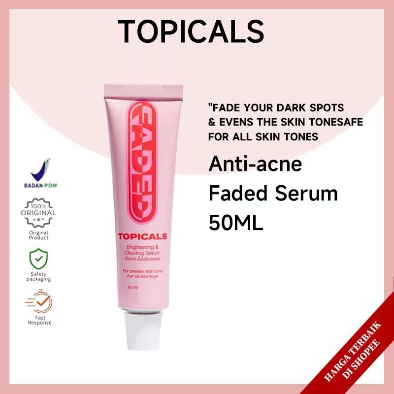 Topicals Faded Serum UNSCENTED for Dark Spots & Discoloration-50ml