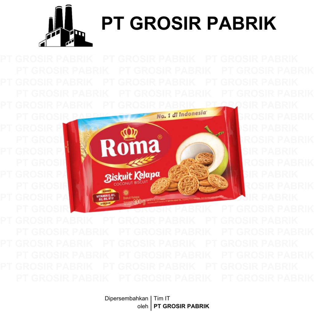 Biskuit Roma Kelapa Gurih 300g [Grosir]