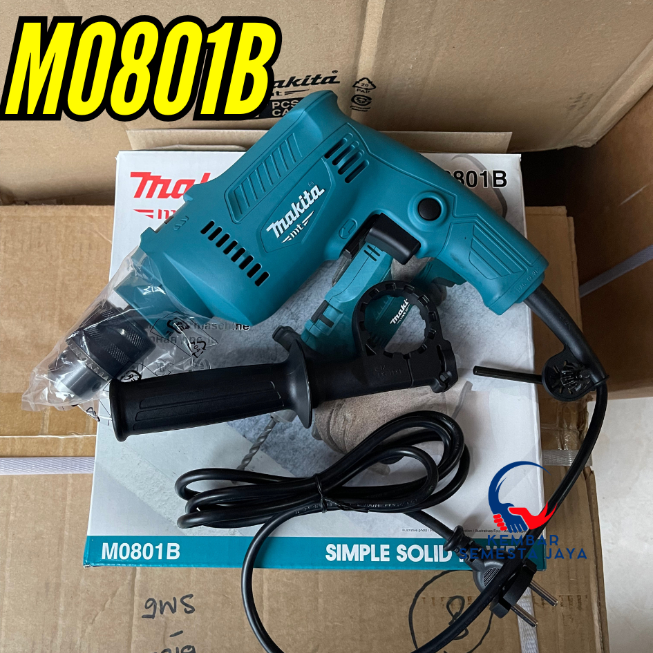 MAKTEC MT80B Makita M0801B Mesin Bor Beton Listrik 13 mm / 16 mm Tangan Impact Impak Asli Ori Thaila