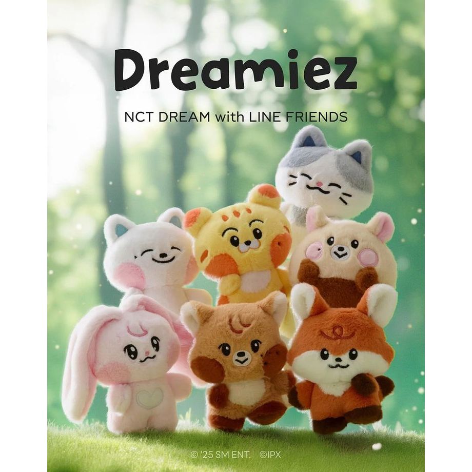[PELUNASAN] LINE FRIENDS X NCT DREAM DREAMIEZ PLUSH  Price List : Mark(Eong) / Renjun(Jjun) / Jeno(J
