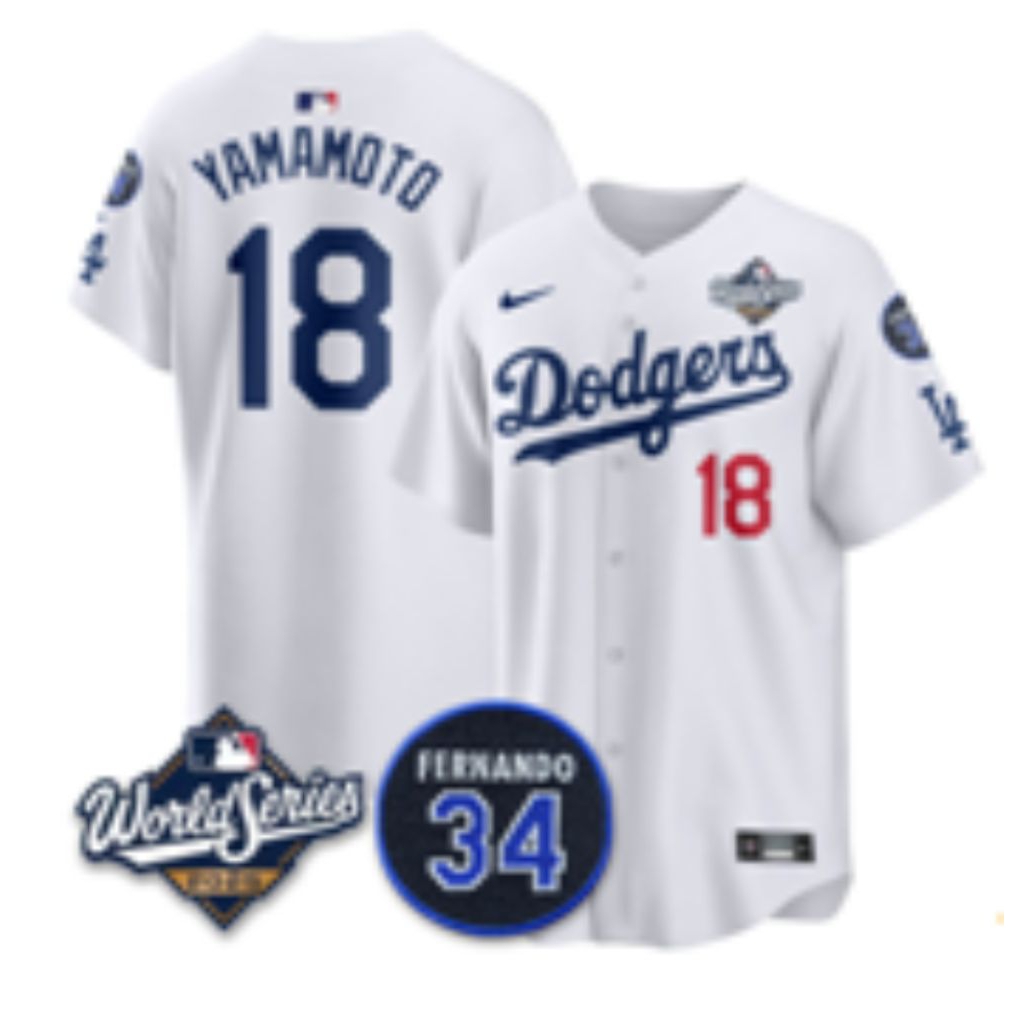 Jersey MLB Los Angeles Dodgers World Series Champions 2025