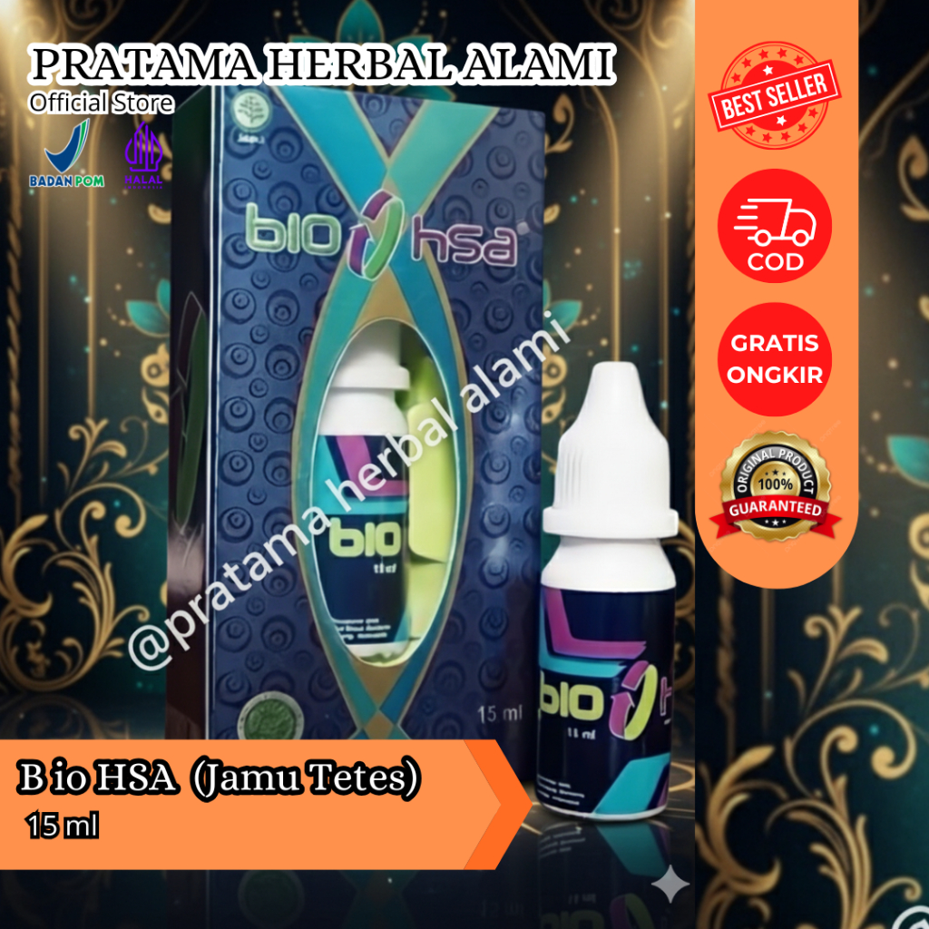 Termurah Bio HSA 15ml Jamu Tetes Asli 100%