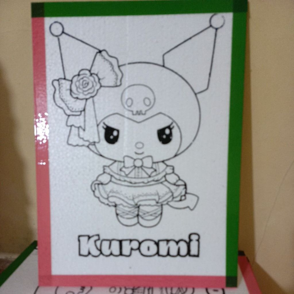 styrofoam mewarnai anak/media lukisan anak/grosir styrofoam lukis/33x45(30pcs)
