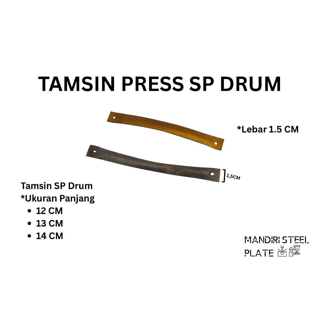 Tamsin Press SP Drum | Tamsin Press SP Besi 12CM 13CM 14CM Untuk Insole Sepatu Sendal