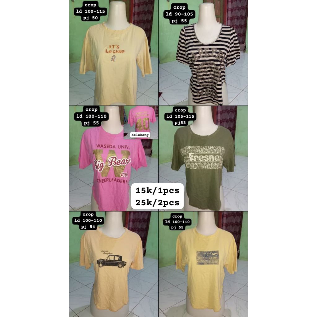 4 pcs Baju 35 ribu