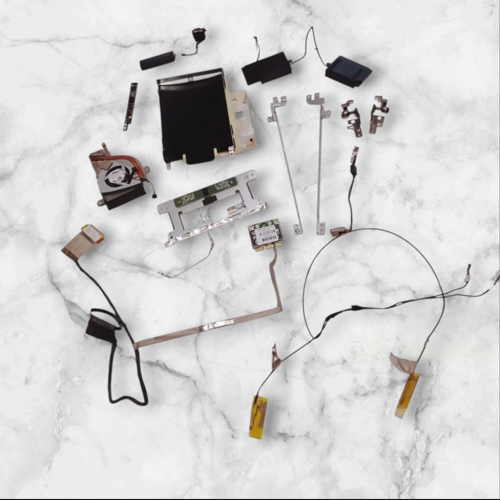 sparepart hp mini 110-3014TU SATA webcam speaker engsel zeck power wifi kiri kanan fan fleksibel LCD