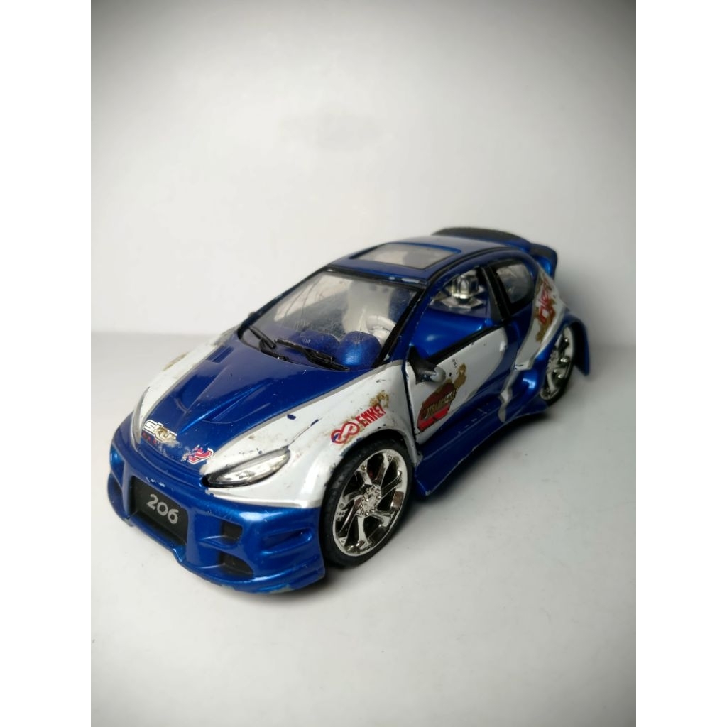 Diecast Car Saico , PEUGEOT 206 ,Scale 1/32 Second