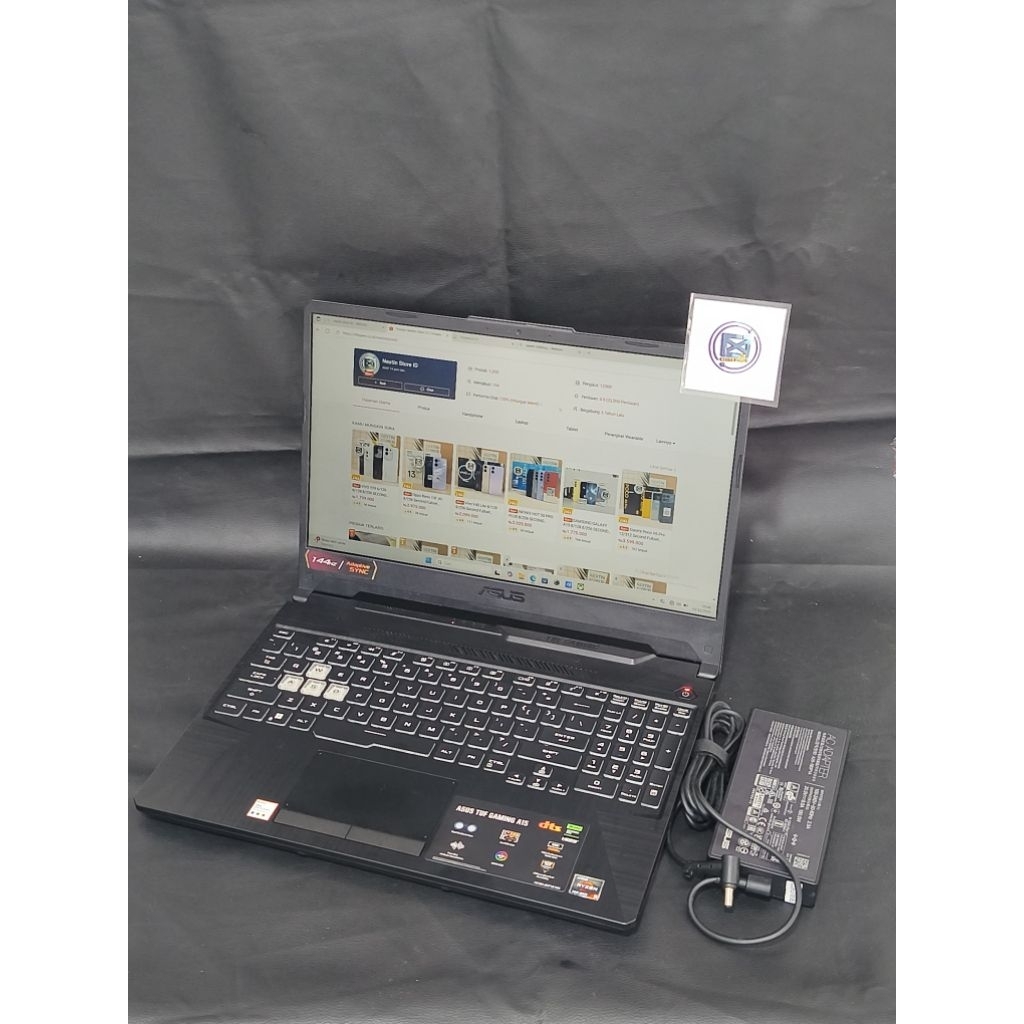 LAPTOP ASUS TUF GAMING A15 FA506NC AMD RYZEN 5 7535HS 16GB SSD 512GB 15 INCH SECOND BERGARANSI