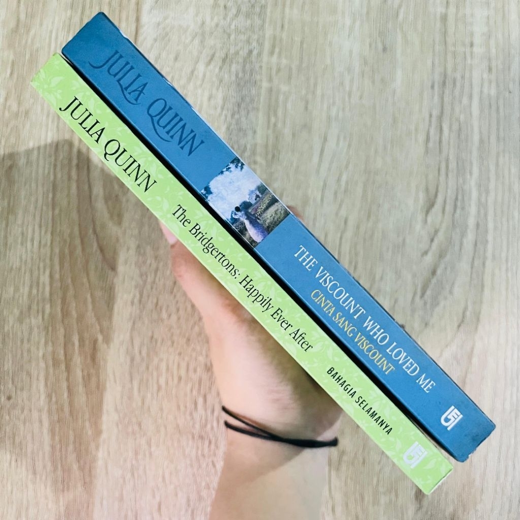 Set 2 Novel Julia Quinn Bridgerton Buku Bekas Preloved Bundling
