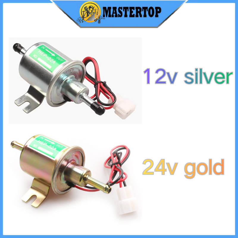 Pompa Bahan Bakar Listrik Universal Pompa Solar - Aksesoris Modifikasi Mobil HEP-02A Pompa Listrik 1