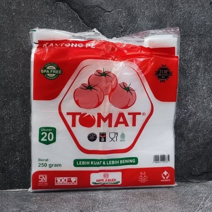 Kresek PE Bening 20x40 per pak Kantong Plastik PEX Bawang 20 x 40