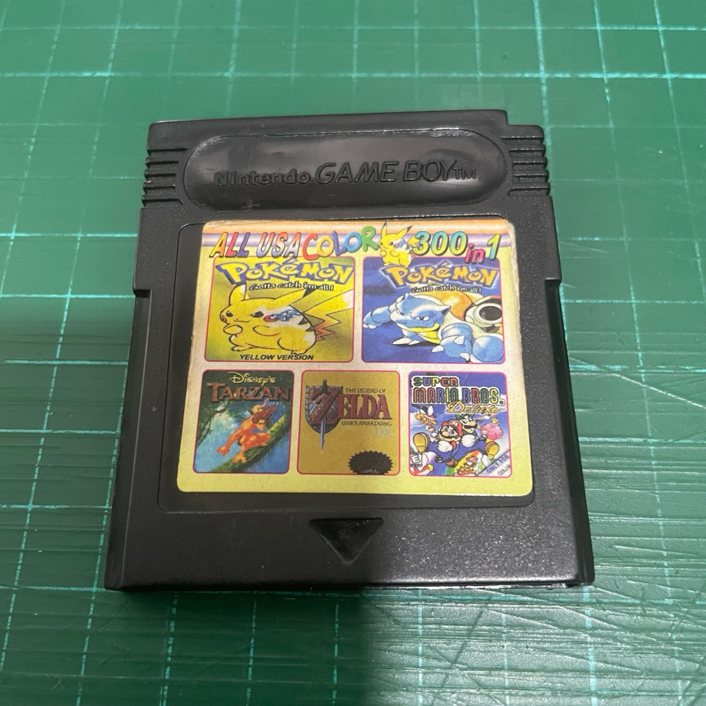 Kaset Multi Gameboy Color GBC Game Boy Advance GBA SP Pokemon Yellow Red Mario Bros Zelda Link Awake