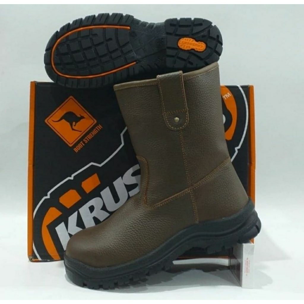 SAFETY SHOES KRUSHERS TEXAS BROWN / SEPATU SAFETY KRUSHERS TEXAS BROWN / SEPATU SAFETY TEXAS