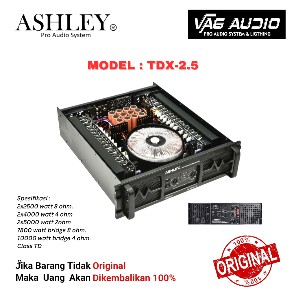 POWER ASHLEY TDX 2.5