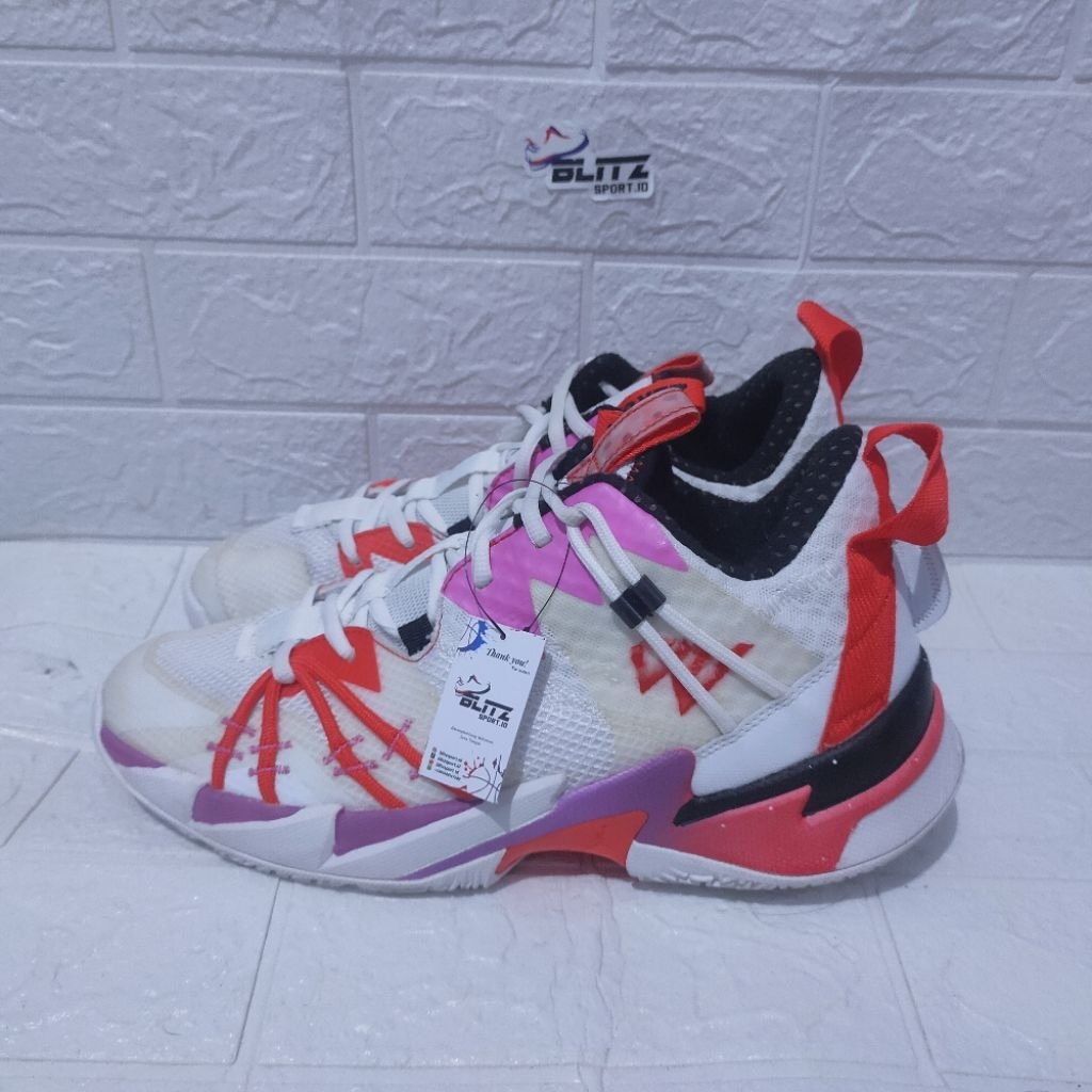 JORDAN WHY NOT ZERO. 3 FLASH CRIMSON SIZE 45