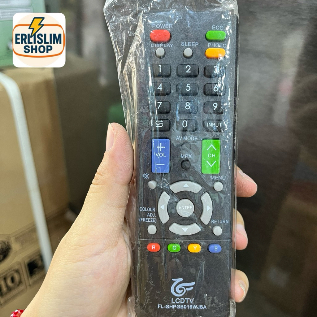 REMOT TV SHARP LED - REMOTE TV LED SHARP - REMOT SHARP TV LED - REMOT TV KHUSUS SHARP - REMOT SERBAG