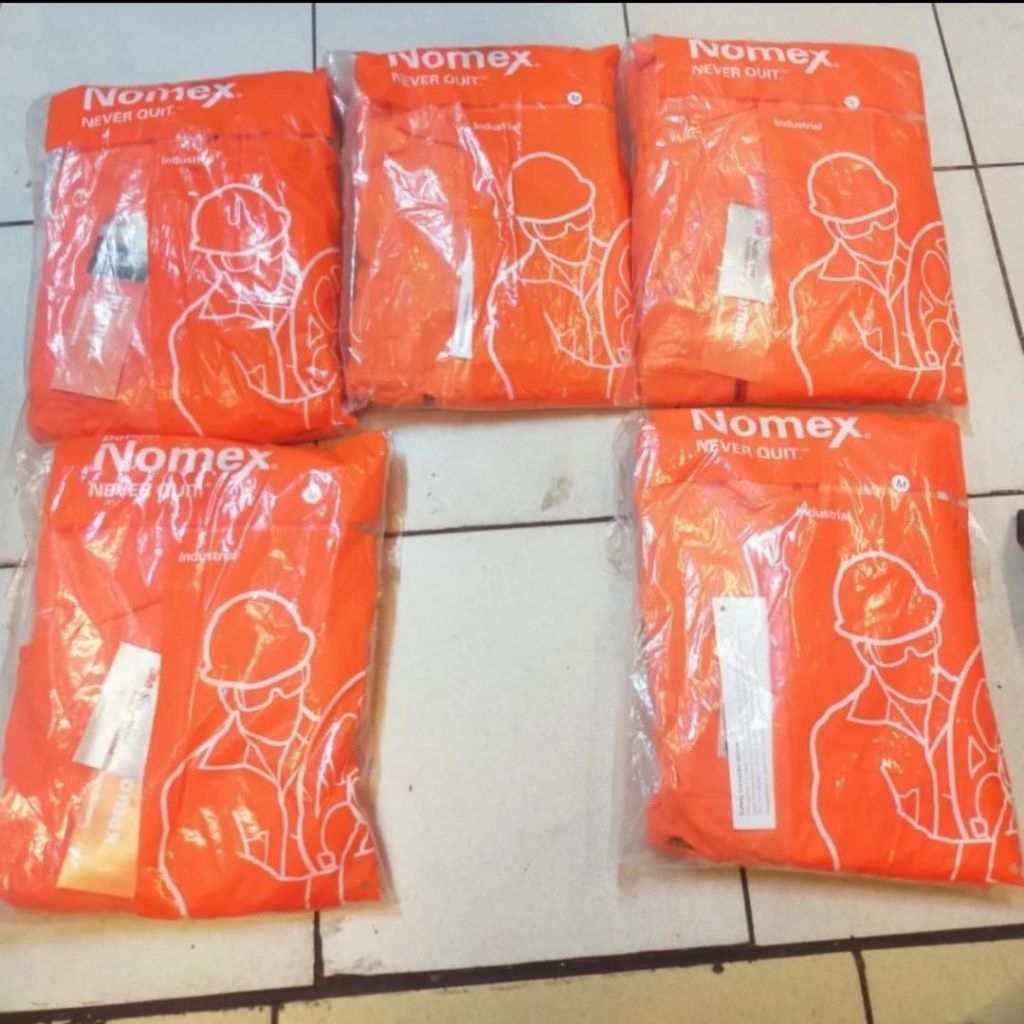 Wearpack terusan dupont nomex defender ultra - orange / wearpack terusan anti api  dupont nomex