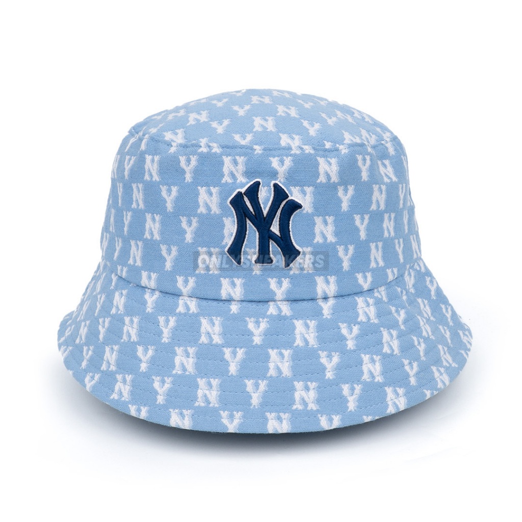 MLB NEW YORK YANKEES MONOGRAM CLASSIC BUCKET HAT BLUE