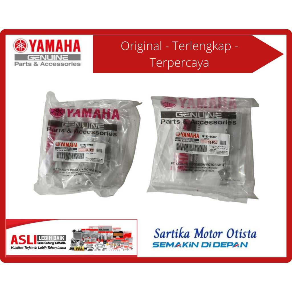 ORIGINAL 1 SET Baut Cover Body Belakang NMAX DAN 1 SET Mur Baut Klip Body Nut Spring NMAX