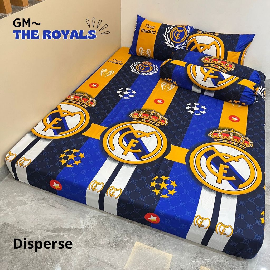 SPREI MOTIF BOLA REAL MADRID SET SARBAN DAN SARGUL