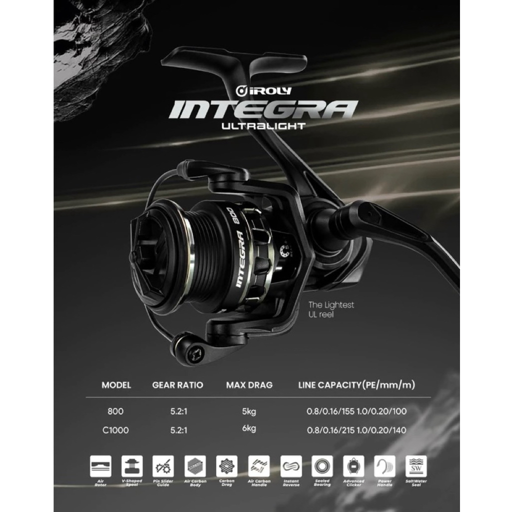 REEL IROLY INTEGRA ULTRALIGHT SW 1000