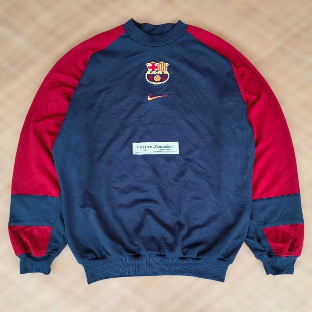 Sweater FC Barcelona / vintage FC Barcelona /jaket FC Barcelona /vintage / football /Jersey retro / 