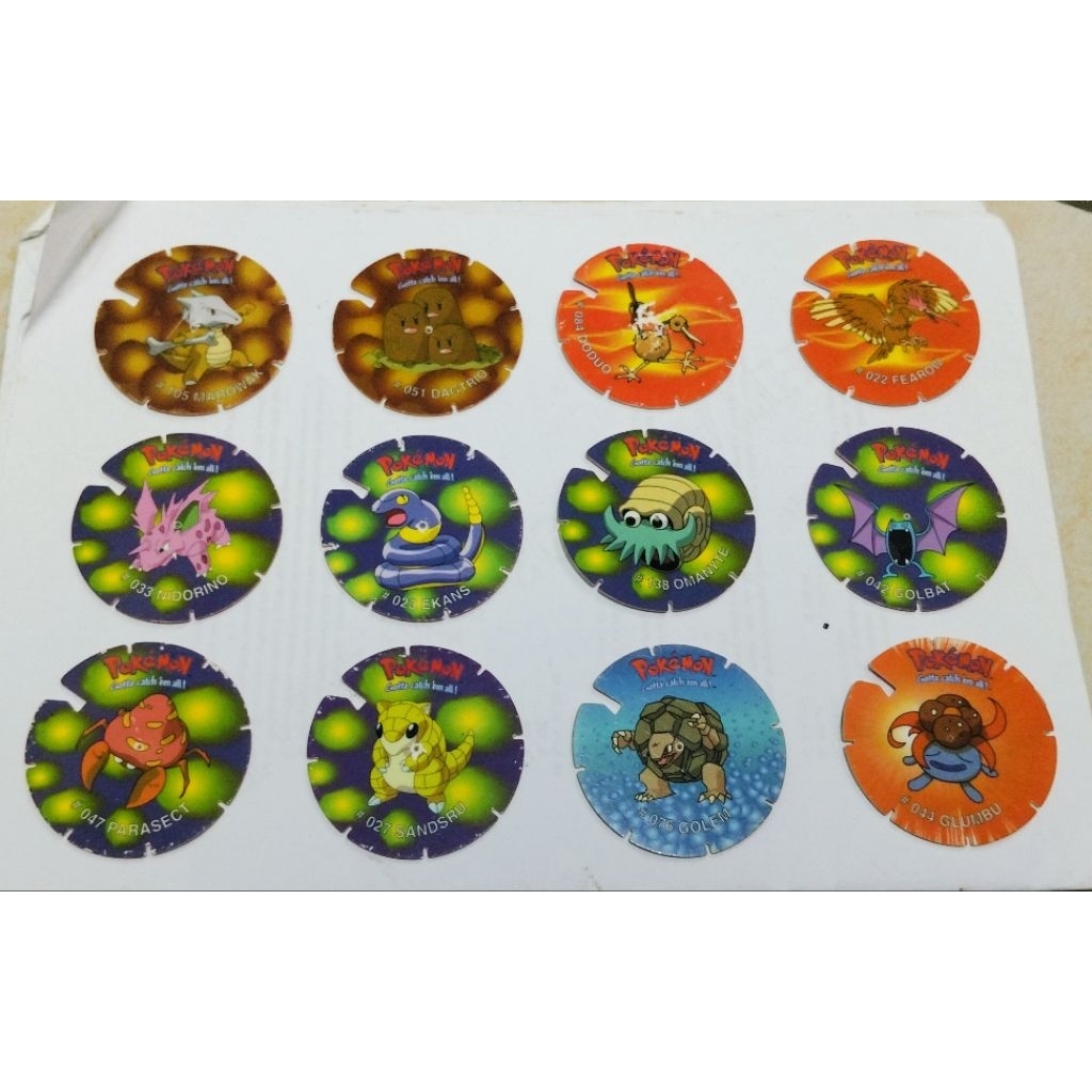SPIN POKEMON TAZOS 2001 - MEDALION POKEMON LANGKA