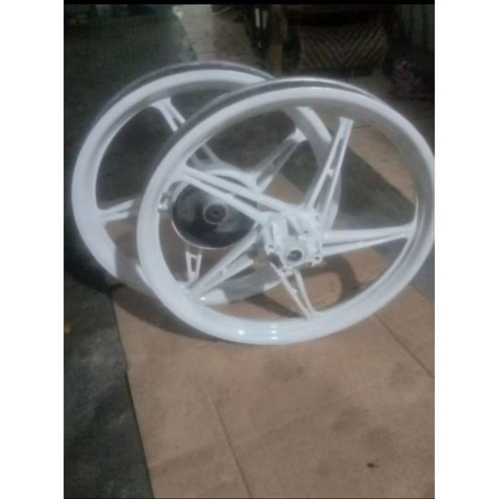 velg racing 1set depan belakang motor Jupiter MX 135 Jupiter MX new barang asli Yamaha second copota
