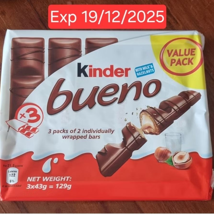 Kinder Bueno Coklat Import Kinder Bueno Mini / Kinder Bueno Valuepack / Kinder Tronky / Kinder Happy