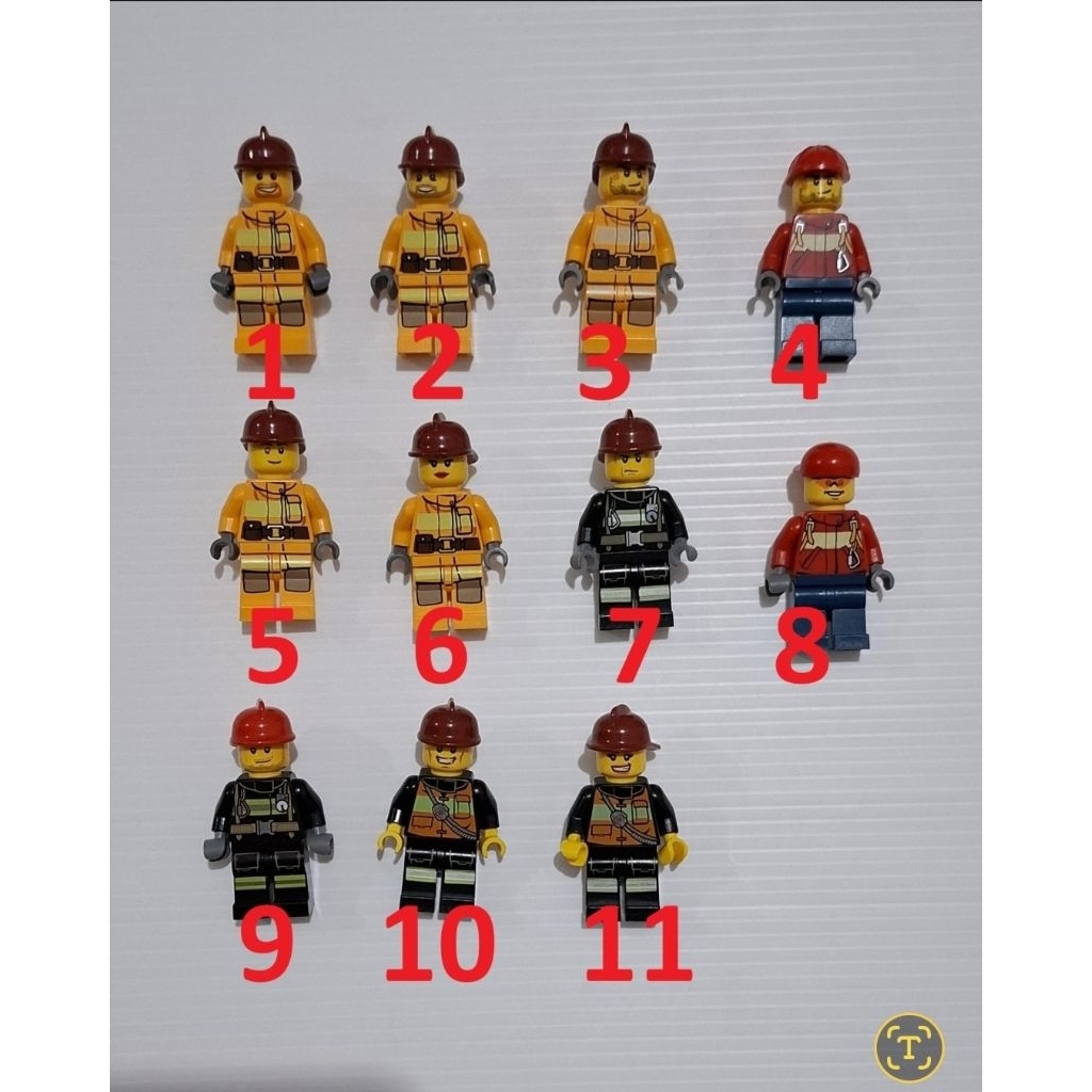 Lego city minifigure ori 4