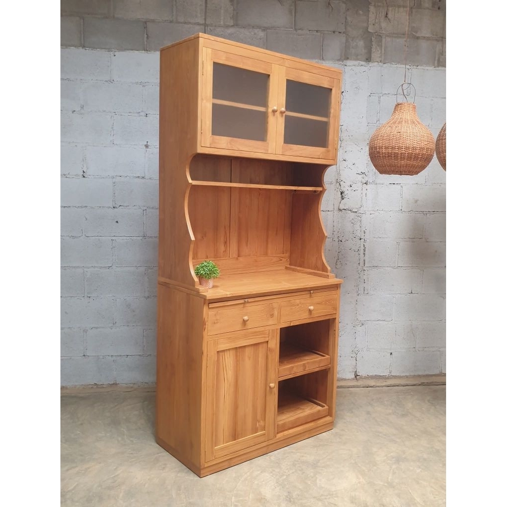 LEMARI DAPUR MINI KITCHEN SET KAYU JATI