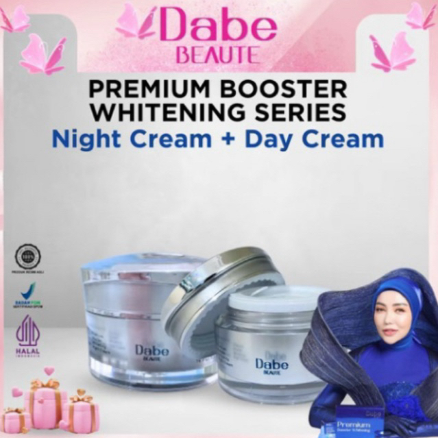DABE BEAUTY PREMIUM BOOSTER WHITENING SERIES (NIGHT CREAM+  DAY CREAM)