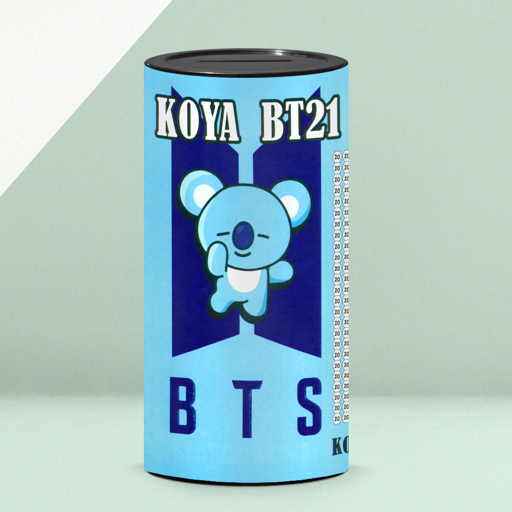 celengan target 20 juta koya bt21 Celengan Viral Celengan Target Tabungan Masa depan varian lengkap 