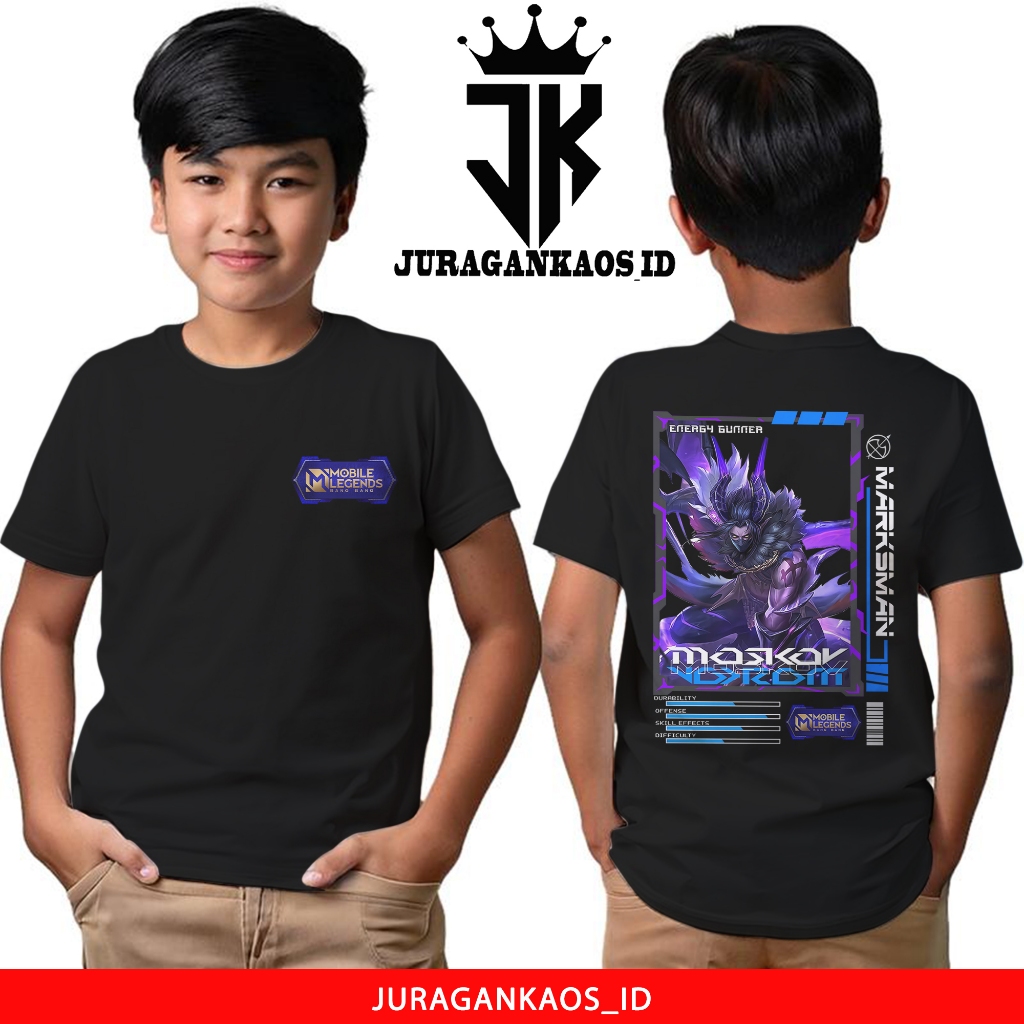 JuraganKaos Anak Motif Mobile Legend Moskov Twilight Dragon Baru - Kaos Anak Usia 1 Tahun Sampai 12 