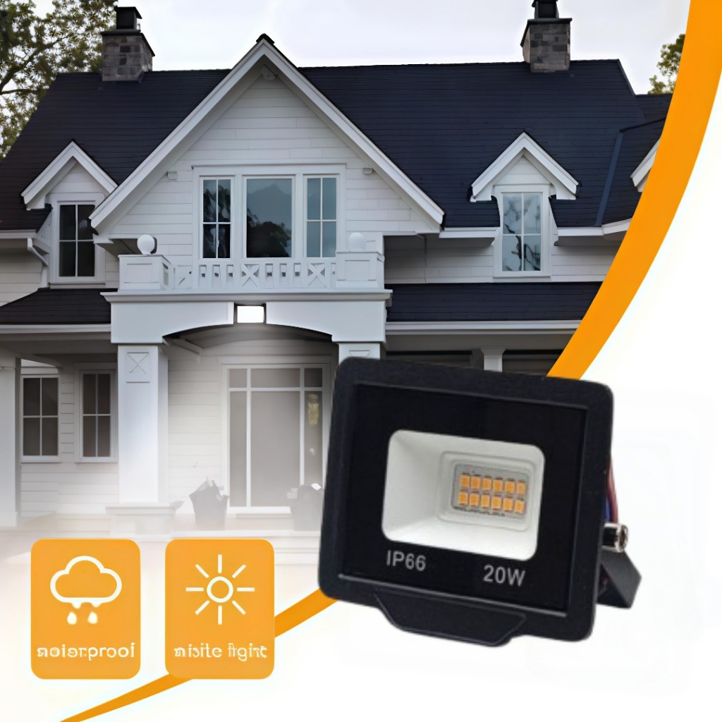 LUXFORCE Lampu Sorot LED 20W Waterproof IP66 / Lampu Tembak LED 20 WATT / Lampu Outdoor LED Floodlig