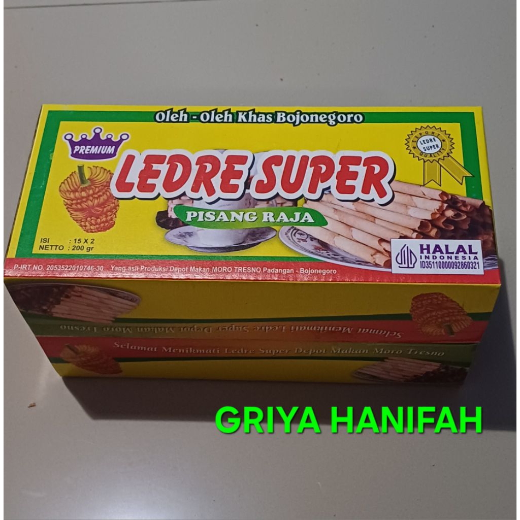 LEDRE SUPER PISANG RAJA, Ledre