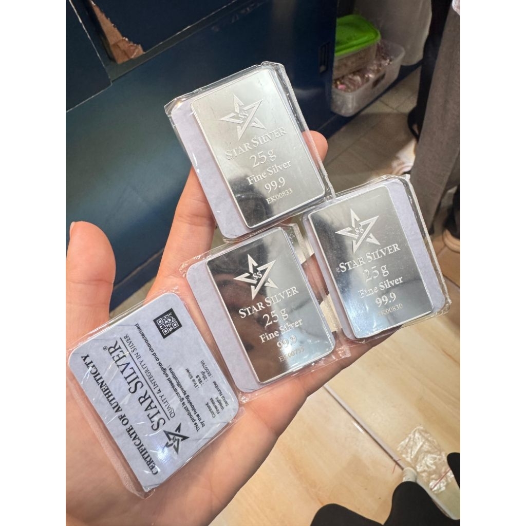 Perak batangan silver star LM perak