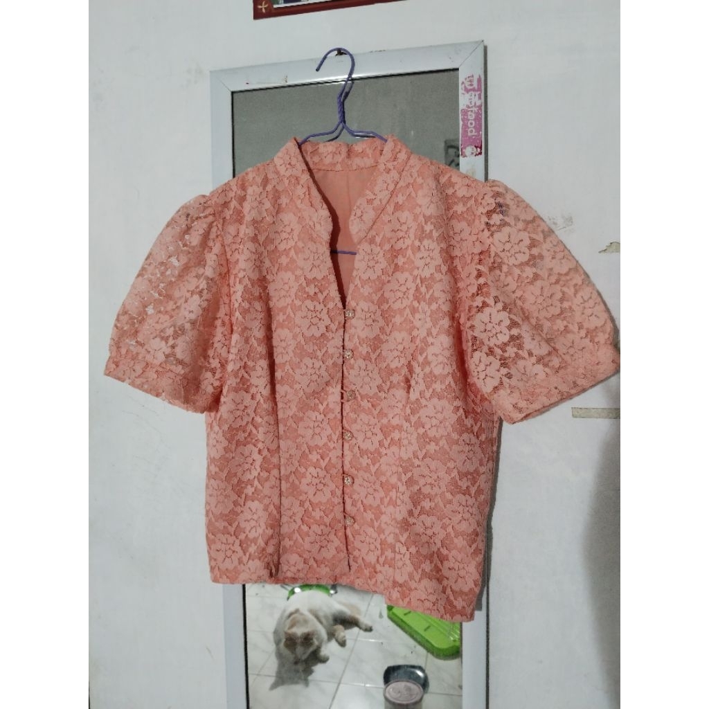 PRELOVED KEBAYA WANITA WARNA PEACH