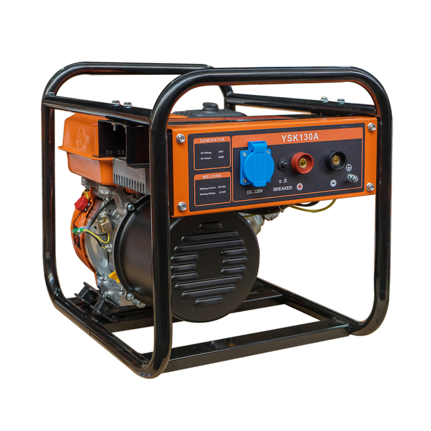Mesin Las Trafo Las + Generator Genset Listrik YASUKA YSK 130A Bensin YASUKA