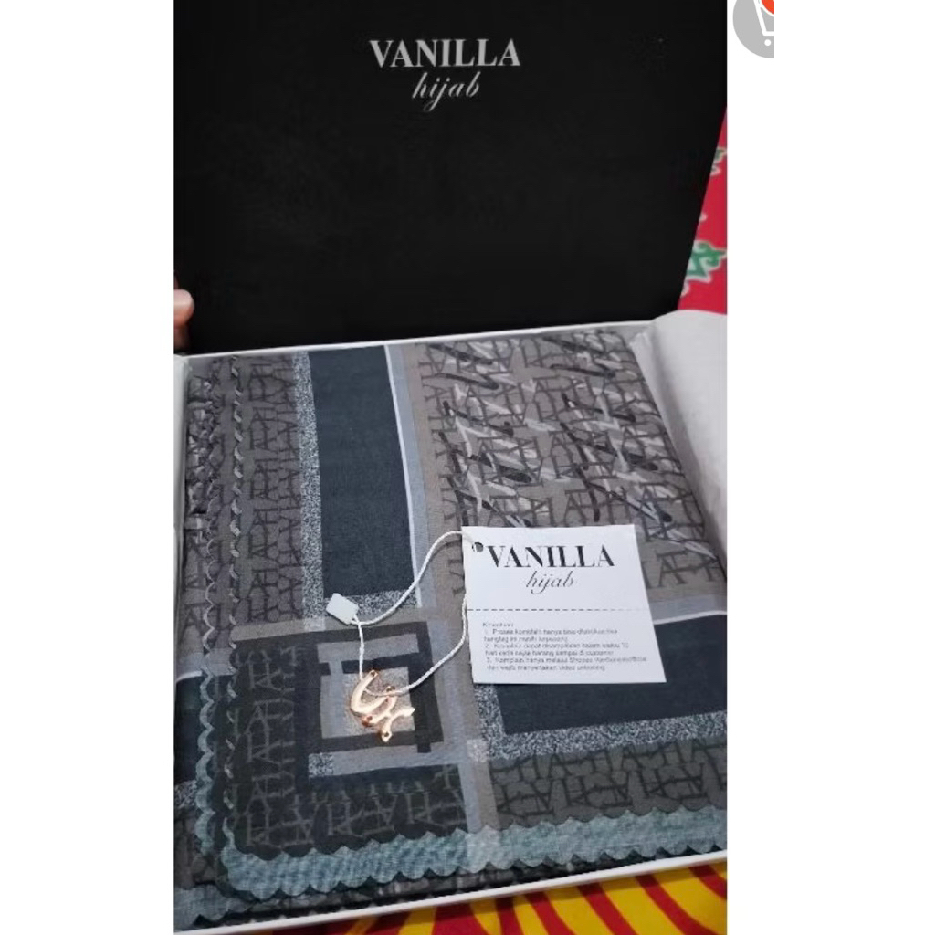Monogram scarf by Vanilla Hijab VH